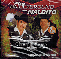 Chuy Vega (2CD Mas Underground Y Mas Maldito 70's Y 80's) Hyphy-10791