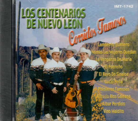 Centenarios De Nuevo Leon (CD Corridos Famosos) IMT-1742 OB