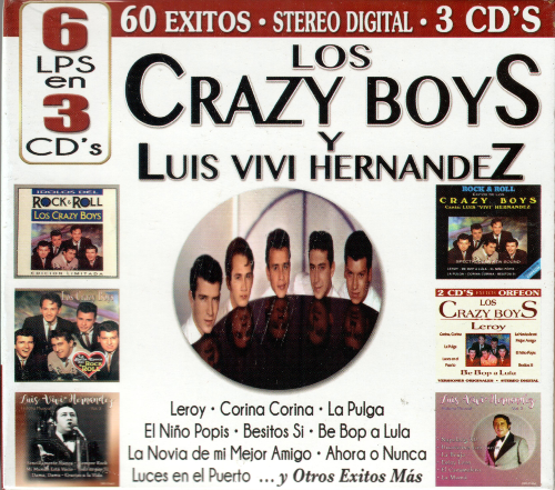 Crazy Boys - Luis Vivi Hernandez (6LPS en 3CDs, 60 Exitos) Cro3c-80020