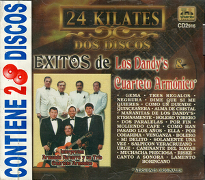 Armando Navarro Y Cuarteto Armonico (2CD Exitos De Los Dandys Y Cuarteto Armonico) Tanio-2916