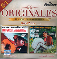 David Zaizar (CD Los Originales Volumen 3 y Antonio Bribiesca) Wea-Peerless-6352043