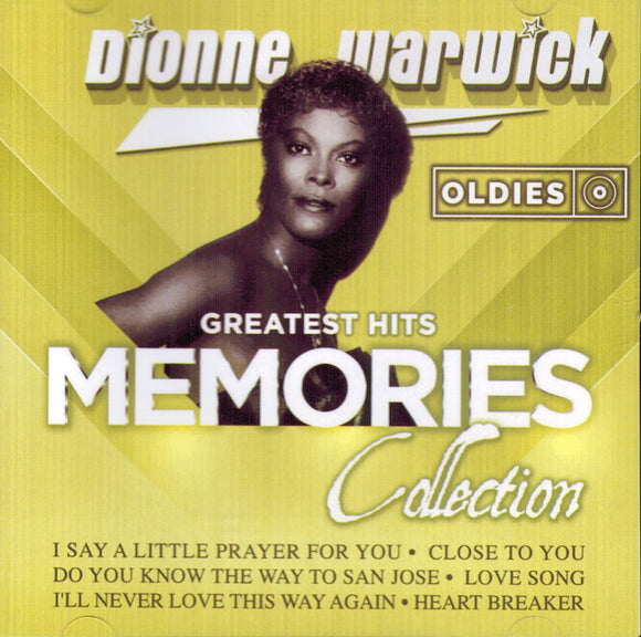Dionne Warwick (CD Live - Greatest Hits Memories Collection CDM-990700)