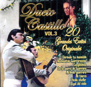 Castillo, Dueto (CD 20 Grandes Exitos Originales Volumen 3) CDLD-2000