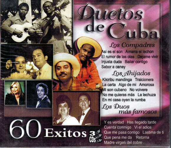 Duetos de Cuba (60 Exitos 3CDs TRICD-3288)