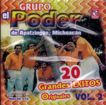 Poder De Apatzingan (CD 20 Grandes Exitos Volumen 2) CDAR-010