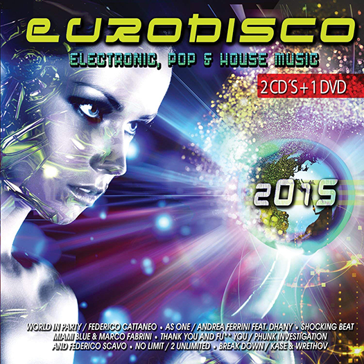 EuroDisco 2015 (Elexctronic, Pop & Dance Music 2CDs+DVD) Sony-512925