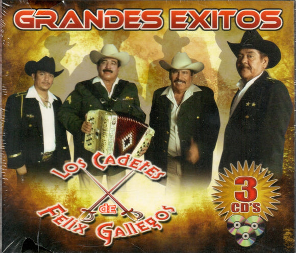 Cadetes de Felix Gallegos (3CD Grandes Exitos) DBCD-765 OB