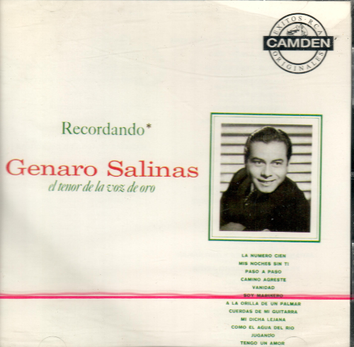 Genaro Salinas (CD Recordando) Cdv-1891