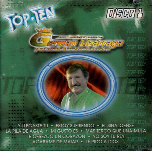German Lizarraga Estrellas Sinaloa (CD Top Ten) 801472916420
