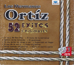 Hermanos Ortiz (52 Exitos Originales 3 CDs) TRICDD-005