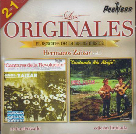 Hermanos Zaizar (CD Los Originales 2 En 1 Vol#3) Peerless-597765