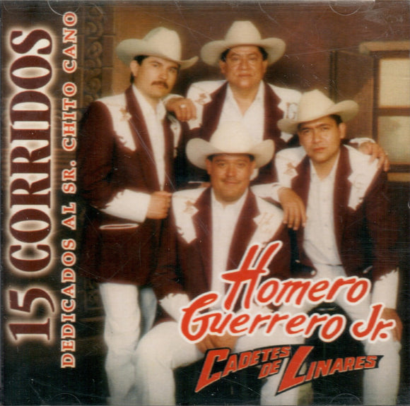 Homero Guerrero Jr./KDT'S (CD 15 Corridos) Lide-50477 OB