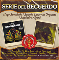 Hugo Avendano / Alejandro Algara (CD Serie Del Recuerdo 2En1) Sony-542961 n/az