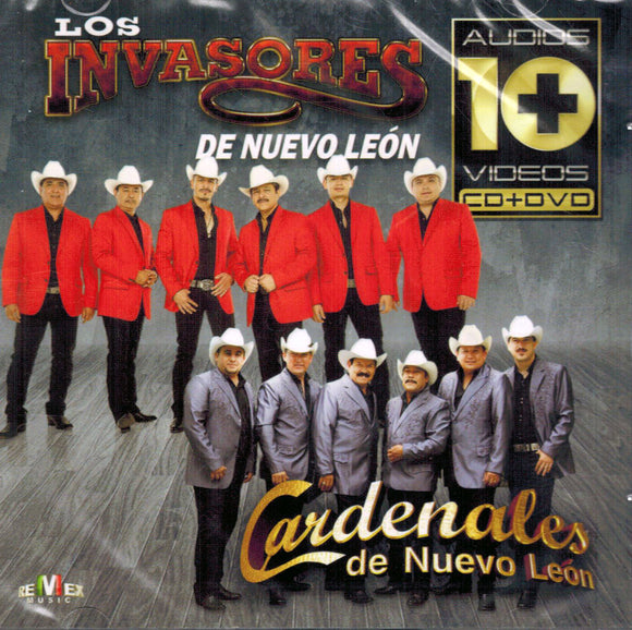 Invasores de Nuevo Leon (Cardenales De Nuevo Leon CD+DVD 10 Audios,10 Videos