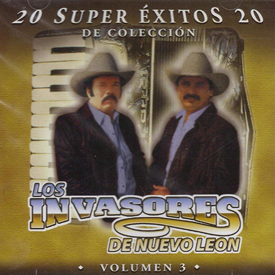 Invasores De Nuevo Leon (CD 20 Super Exitos de Coleccion Volumen 3) CDLD-1043