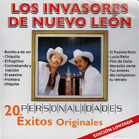 Invasores de Nuevo Leon (CD Personalidades 20 Exitos Originales) Mozart-235
