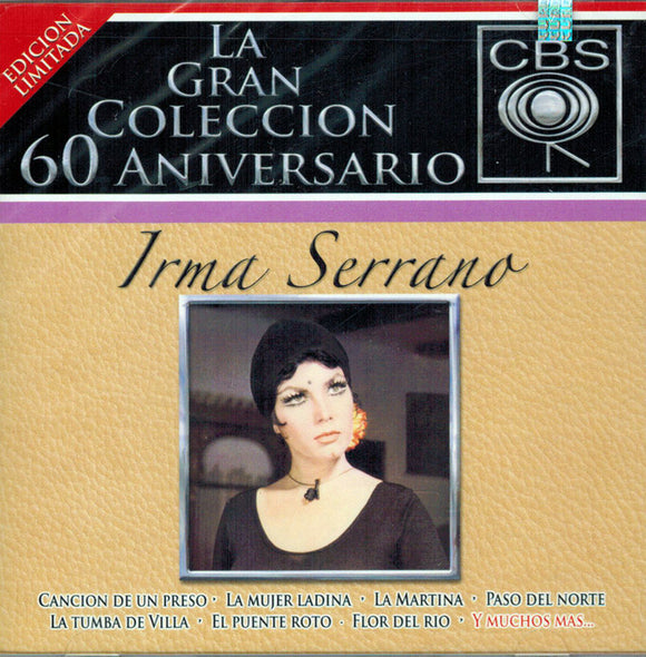 Irma Serrano (La Gran Coleccion 60 Aniversario 2CDs) Sony-813327