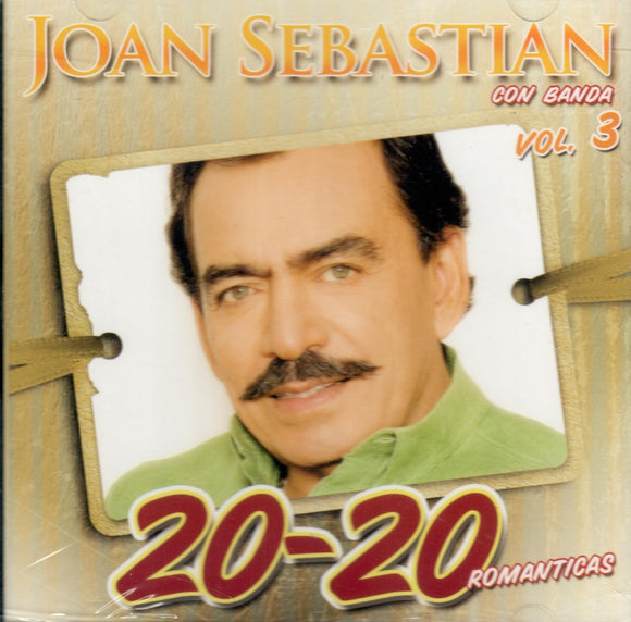 Joan Sebastian (CD Vol#3 Con Banda 20-20) CPW-4322 OB N/AZ