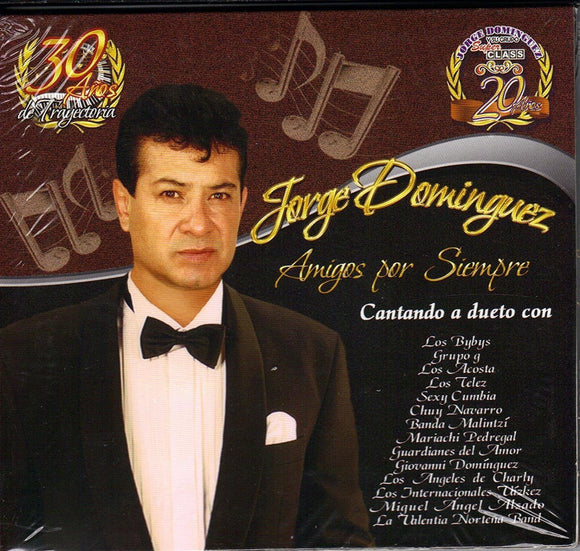 Jorge Dominguez (CD Amigos Por Siempre Cantando a Dueto con) Cdtr-4070