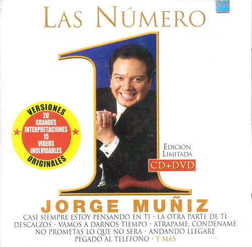 Jorge Muniz (Las Numero 1 CD/DVD) Sony-737216