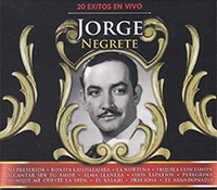 Jorge Negrete (CD 20 Exitos En Vivo) Cdmsa-520055