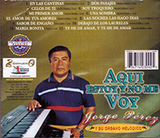 Jorge Perez (CD Aqui Estoy Y No Me Voy) BRCD-309
