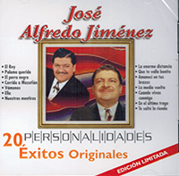 Jose Alfredo Jimenez (CD Personalidades 20 Exitos Originales 1002793)