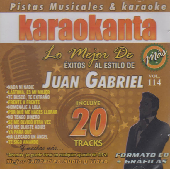 Juan Gabriel (CD Karaokanta Volumen#114 Jade-811429)