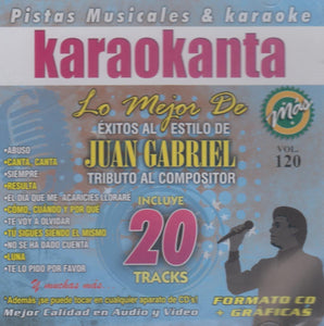 Juan Gabriel (CD Karaokanta Volumen 120 Lo Mejor de: 812020)