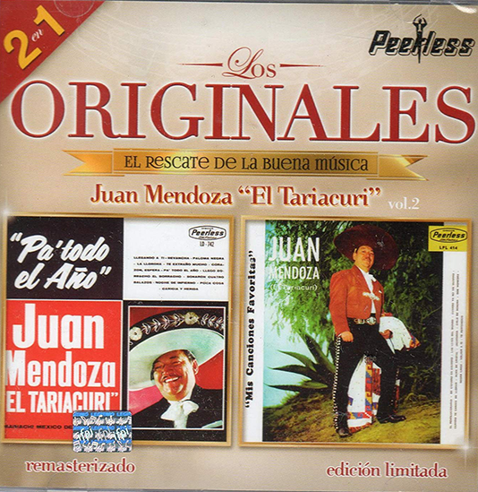 Juan Mendoza (CD Los Originales 2 En 1 Volumen 2) Peerless-602775