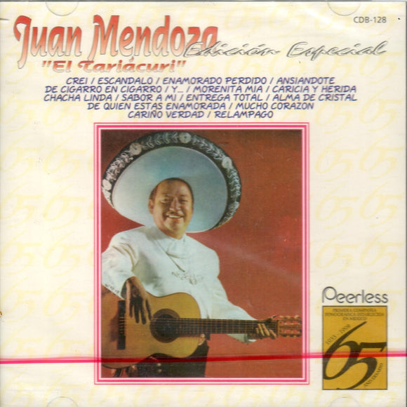 Juan Mendoza (CD  E.E. Boleros/Mariachi) Cdb-128