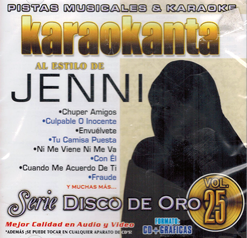 Karaokanta CD Exitos Al Estilo de Jenni Rivera Jade-1725