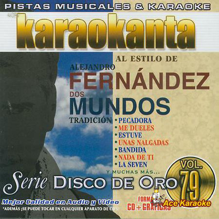 Karaokanta CD Al Estilo De Alejandro Fernandez Jade-1779