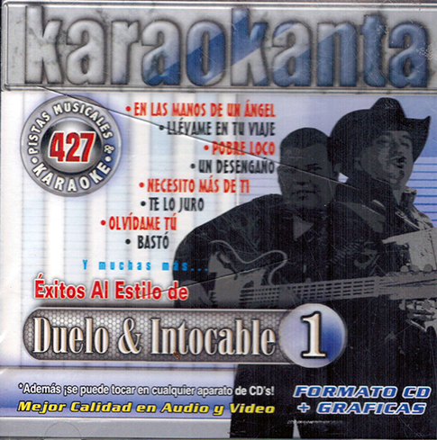 Karaokanta CD Exitos Al Estilo de  Duelo Y Intocable Jade-4427