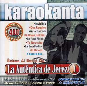 Karaokanta CD Exitos Al Estilo de La Autentica De Jerez Jade-4490