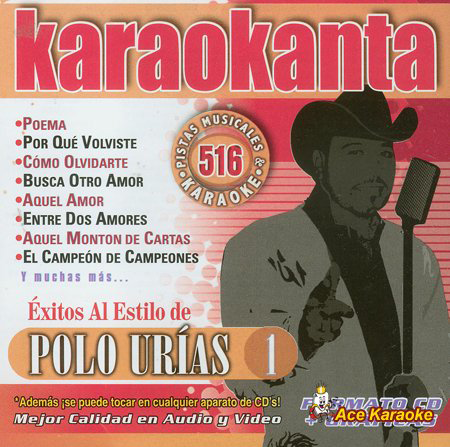 Karaokanta CD Exitos Al Estilo De Polo Urias Jade-4516