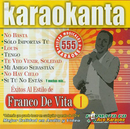 Karaokanta CD Al Estilo de Franco de Vita Jade-4555