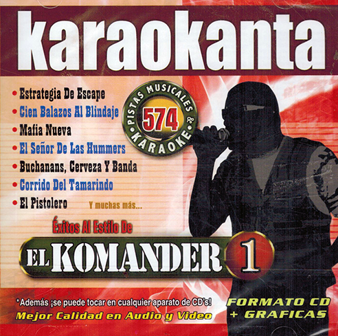 Karaokanta CD Exitos al Estilo del Komander Jade-4574