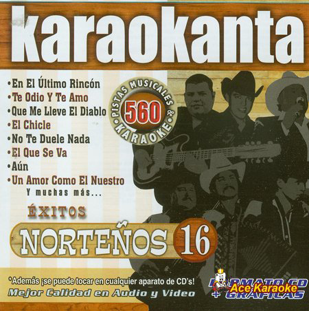 Karaokanta CD Al estilo Norteno Jade-560