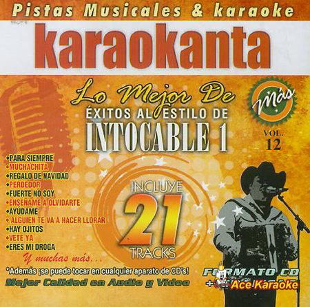 Karaokanta CD Exitos Al Est ilo Intocable Jade-8012