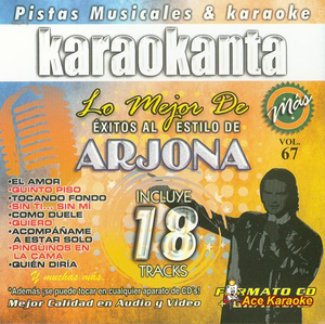 Karaokanta CD Exitos Al Estilo de Ricardo Arjona Jade-8067