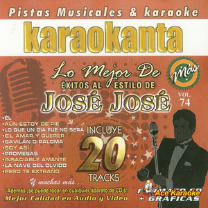 Karaokanta CD Exitos Al Estilo de Jose Jose Jade-8074