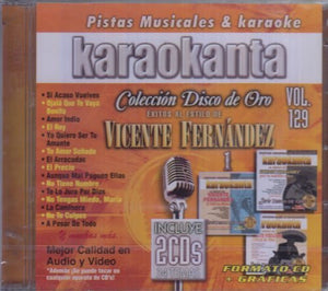 Vicente Fernandez (Vol.129 Karaokanta 2CDs 34 Temas Jade-712924)