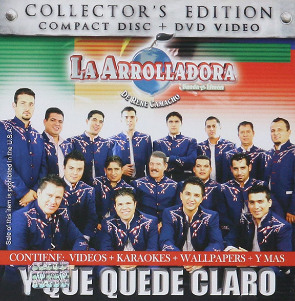 Arrolladora Banda El Limon (CD/DVD Y Que Quede Claro) Disa-178332