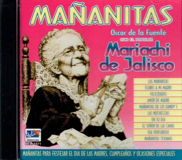 Oscar De La Fuente (CD Mananitas Con Mariachi) HEL-1571 OB N/AZ