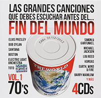 Grandes Canciones Que Debes Escuchar Antes Del Fin Del Mundo 4CD Vol#1 70's 4CD Sony-196809 N/AZ