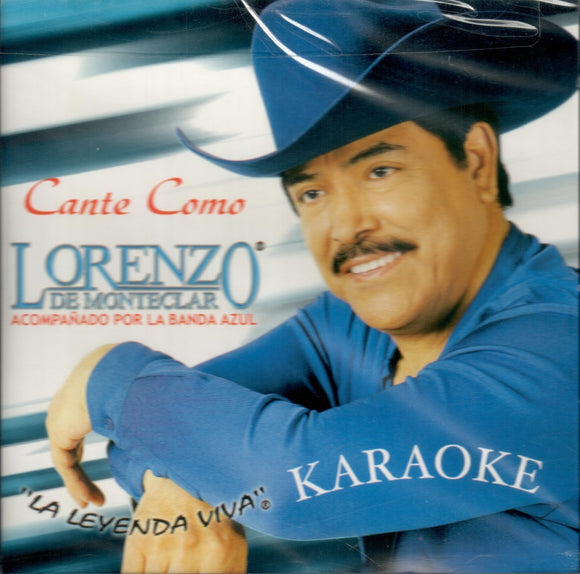 Lorenzo De Monteclaro (CD Cante Como, Karaoke, Banda Azul) AM-208