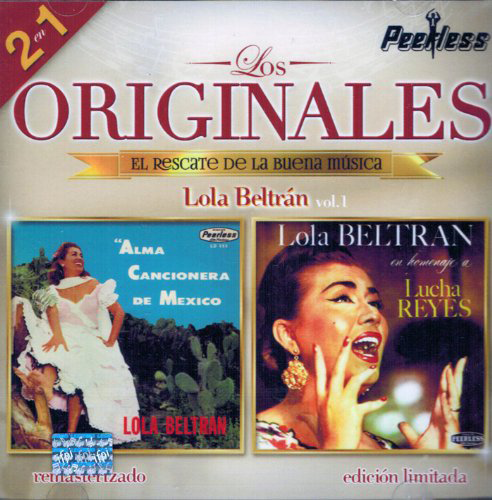 Lola Beltran  (CD Los Originales 2 En 1 Volumen 1) WEA-5978052