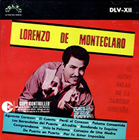 Lorenzo de Monteclaro (CD El Nuevo Galan de la Cancion) EMI-91887 N/AZ