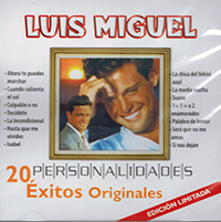 Luis Miguel (CD Personalidades 20 Exitos Originales 1003264)